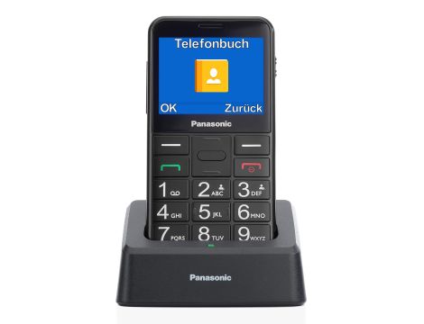 Telefon komórkowy Panasonic KX-TU155 512 MB / 0 KB 2G czarny