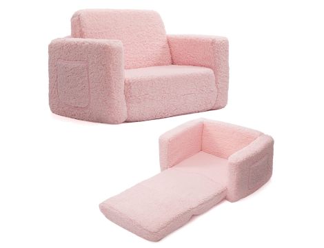 BEJOY Sofa dla dzieci 2 w 1