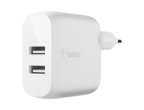 Belkin Podwójna ładowarka ścienna Boost Charge 12W x2 Biała - 4