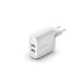 Belkin Podwójna ładowarka ścienna Boost Charge 12W x2 Biała - 2