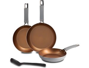BERGNER Loja Reeco - 4-częściowy zestaw - 3 patelnie 18-22 i 26 cm - image 2