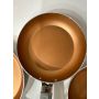 BERGNER Loja Reeco - 4-częściowy zestaw - 3 patelnie 18-22 i 26 cm - 6