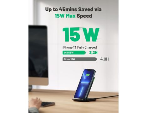 Bezprzewodowa ładowarka INIU, 15W - 5