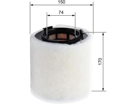 Bosch F026400391 filtr powietrza - 3