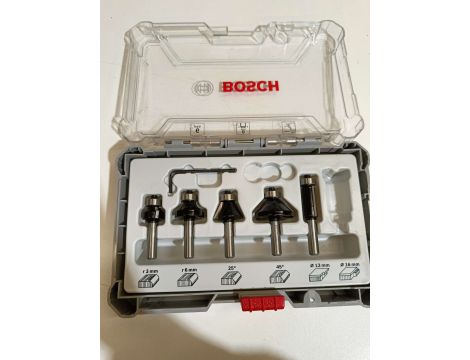 BOSCH FREZY WIDIOWE KOMPLET ZESTAW 6 SZT / 8mm - 4