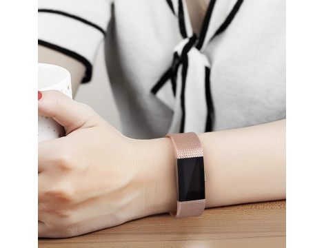 Bransoleta Yandu do Fitbit złoty - 4