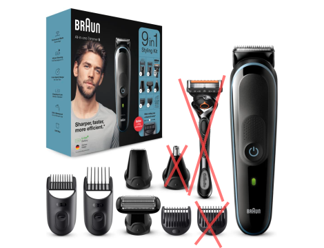 Braun Męski trymer do brody w zestawie - 2