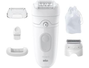 Braun Silk-épil 5 5-041 Depilator do łatwego usuwania włosów, Biały/szary - image 2
