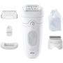Braun Silk-épil 5 5-041 Depilator do łatwego usuwania włosów, Biały/szary - 3