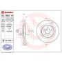 Brembo 08.7955.11 Tarcza hamulcowa - 5