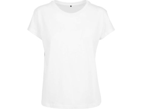 Build Your Brand T-shirt Kobiety Ladies Box Tee XS biały - 2