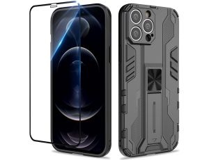 Btstring Etui do iPhone 12 Pro ze Szkło Hartowane Ochraniacz Ekranu - image 2