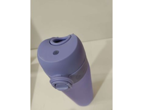 BUTELKA BIDON NA WODĘ SIŁOWNIA FITTNES FIOLETOWA KOBIECA DAMSKA ION8 0,5 l - 3