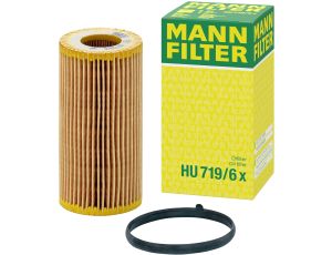 Filtr oleju MANN-FILTER HU 719/6 X – zestaw filtrów oleju z uszczelką - image 2