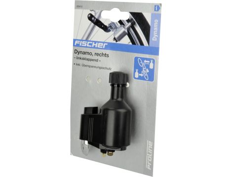 Fischer Dynamo z zabezpieczeniem przed przepięciem, czarny - 4