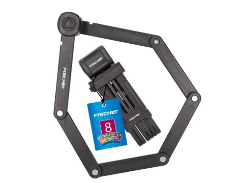 Fischer składane zapięcie rowerowe 85cm X1B44
