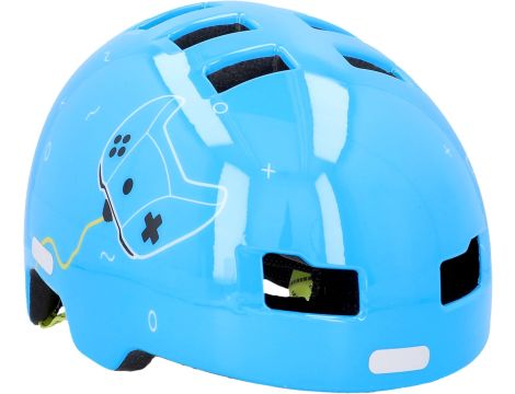 Fischer kask rowerowy BMX dziecięcy Plus Splash : ‎48-54 cm xs- s  z lampką - 5