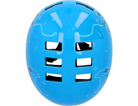 Fischer kask rowerowy BMX dziecięcy Plus Splash : ‎48-54 cm xs- s  z lampką - 6