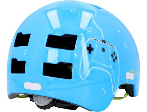 Fischer kask rowerowy BMX dziecięcy Plus Splash : ‎48-54 cm xs- s  z lampką - 4