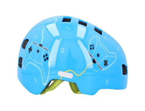 Fischer kask rowerowy BMX dziecięcy Plus Splash : ‎48-54 cm xs- s  z lampką