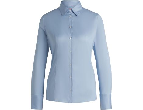 HUGO Bluzka Kobiety Pastel Blue - 2