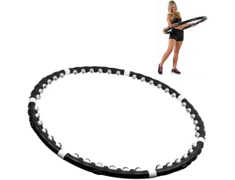 Hula Hoop do masażu obręcz gimnastycznych wyszczuplający z kulkami do masażu