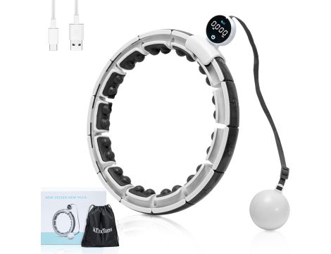 Hula hop z kulkami SIGOODS ODCHUDZAJĄCE FITNESS