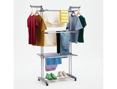 Suszarka na bieliznę, wolnostojąca pionowa Amazon 126-126 cm