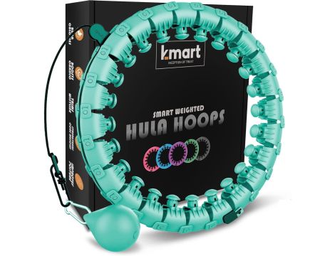 Hula hop z wypustkami K-MART 1 cm odcienie zieleni - 2