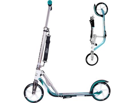 Hulajnoga Hudora Big Wheel 205 srebrny 2 kółka - 2