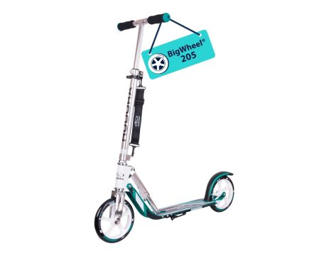 Hulajnoga Hudora Big Wheel 205 srebrny 2 kółka
