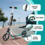 Hulajnoga Hudora Big Wheel 205 srebrny 2 kółka - 4