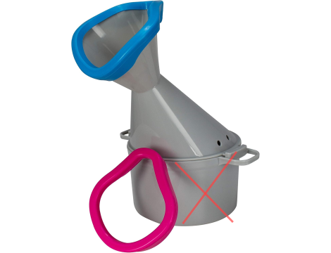 Hydas inhalator szary z drugą nasadką - 2