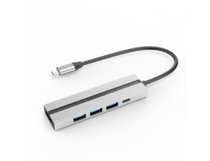 INF Hub USB C 6 w 1 z adapterem HDMI 4K, portami USB 3.0/2.0, PD 100 - image 2