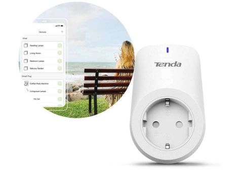 Inteligentne gniazdko WiFi Tenda SP3 Beli Smart
