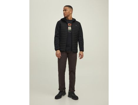 JACK & JONES Męska kurtka pikowana lekka L czarny - 7