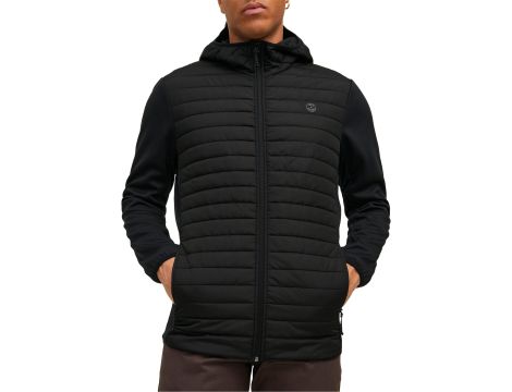 JACK & JONES Męska kurtka pikowana lekka L czarny