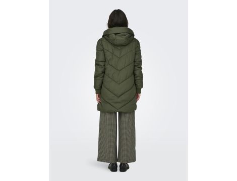 Jdy Kobiety Longline Płaszcz Forest Night 2 M - 4