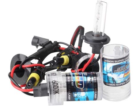 KaiDengZhe 2 Sztuk H7 Zestaw do Konwersji światła Ksenonowego HID 6000K 55W - 4