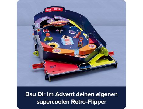 KALENDARZ ADWENTOWY W STYLU RETRO AUTOMAT DO GRY W PINBALL W 24 DNI | 8+ - 4
