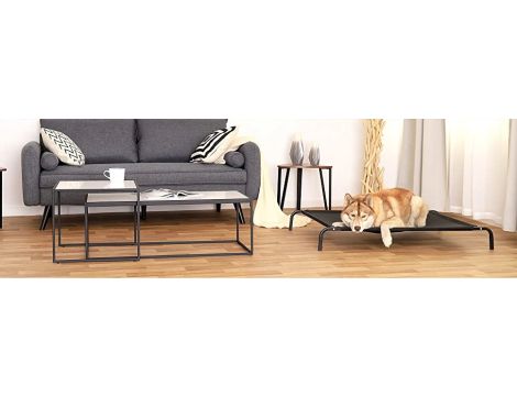 Kanapa dla psa DIBEA odcienie szarości 75 cm x 47 cm - 10