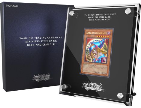 KARTY KOLEKCJONERSKIE Karta ze stali nierdzewnej: Dark Magic Yu-Gi-Oh!