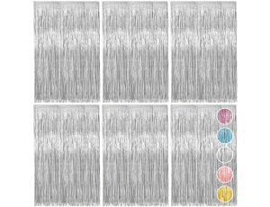 6szt KURTYN PANELOWAYCH BŁYSZCZĄCYCH BIAŁYCH (1 m x 2 m) - image 2