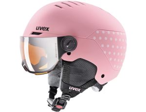 Kask narciarski Uvex Rocket Jr Visor Pink Conf M r. 51 - 55 cm RÓŻOWY - image 2