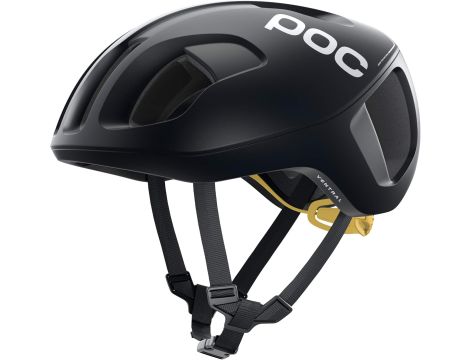 Kask rowerowy Poc Ventral Spin Uranium Black Sulfur Yellow Matt S 50-56cm