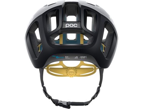 Kask rowerowy Poc Ventral Spin Uranium Black Sulfur Yellow Matt S 50-56cm - 3