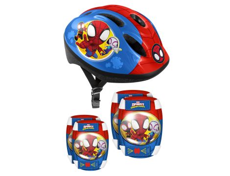 Kask z ochraniaczami Stamp Marvel Spidey and his amazing friends 50-56 cm
