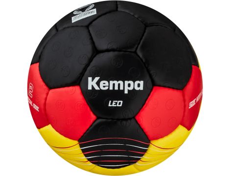 Kempa Unisex – piłka ręczna Leo dla dorosłych 1 czarny czerwony złoty