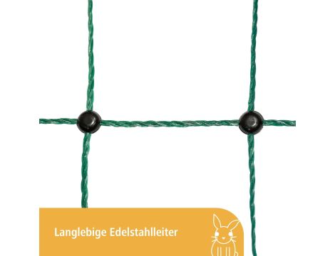 KERBL SIATKA WYBIEG DLA KRÓLIKÓW ZIELONA 50M - 5