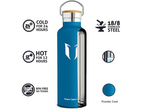 BUTELKA NA WODĘ 1000ML IZOLOWANA PRÓŻNIOWO - 4